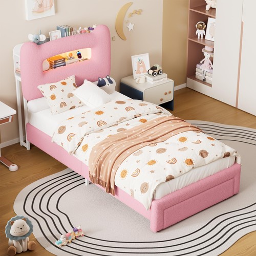 Gravee twin upholstered bed - gravee,