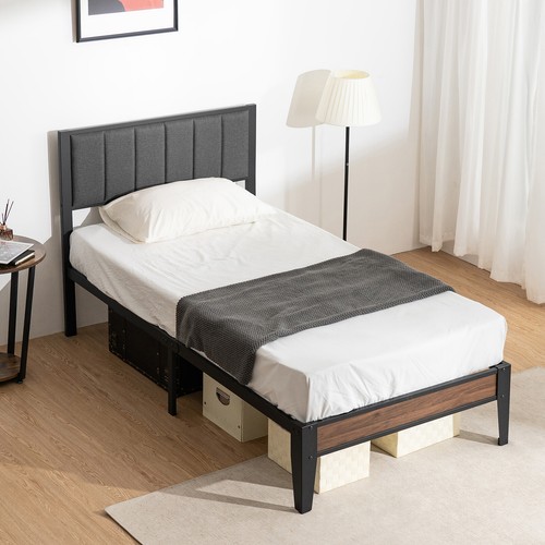 Bed frame with soft fabric - frame,