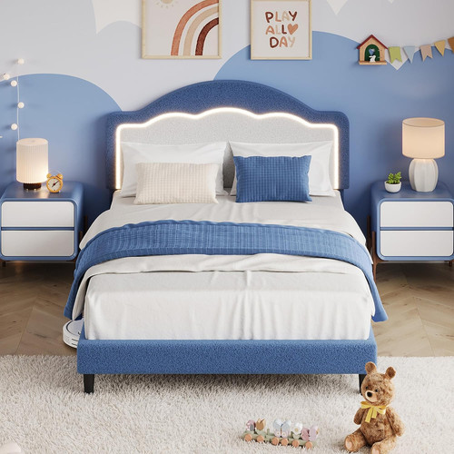 Led headboard full - full, bed