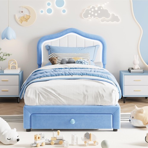 Twin upholstered bed frame - twin,