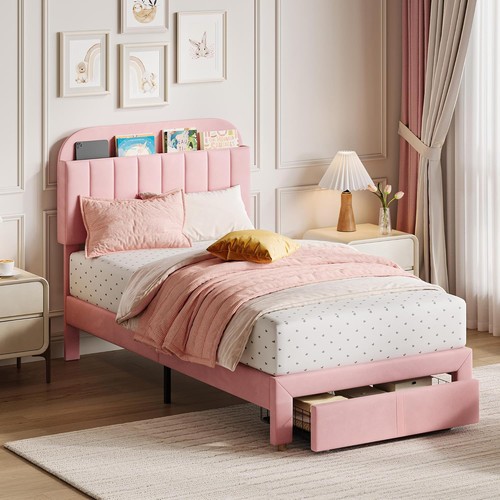 Twin bed frame for kids - for,