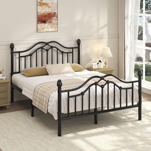 Twin modern metal bed frame - modern,
